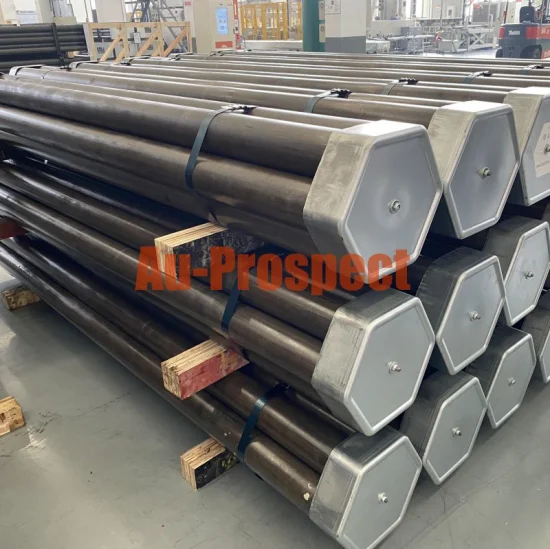 Dcdma Aproved High Alloy Steel BNHP Prospection géologique Wireline Drill Rod/tuyau avec traitement thermique pour le charbon/minerai/glace combustible/route/pont de forage